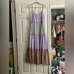 NWT Roller Rabbit Tiered Maxi Dress